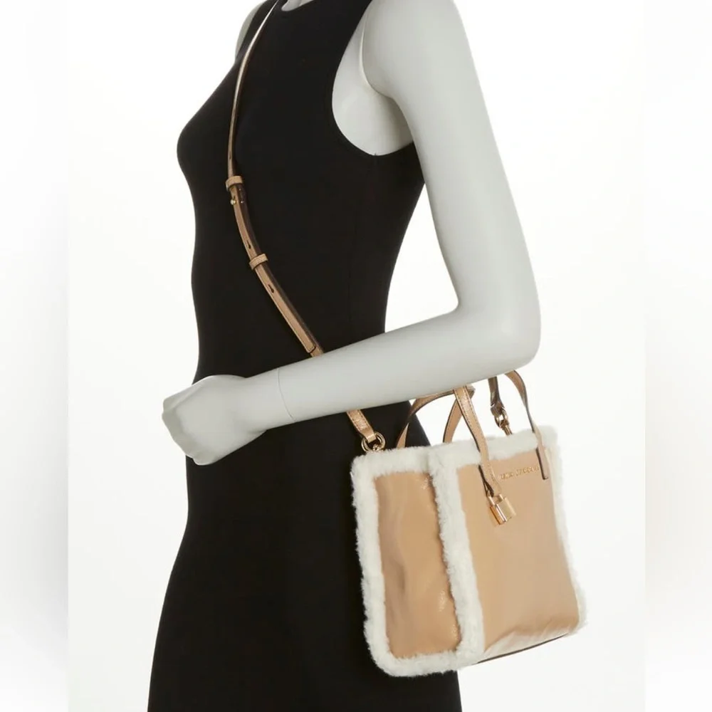 Marc Jacobs Mini grind faux fur trimmed tote - Picture 2 of 5